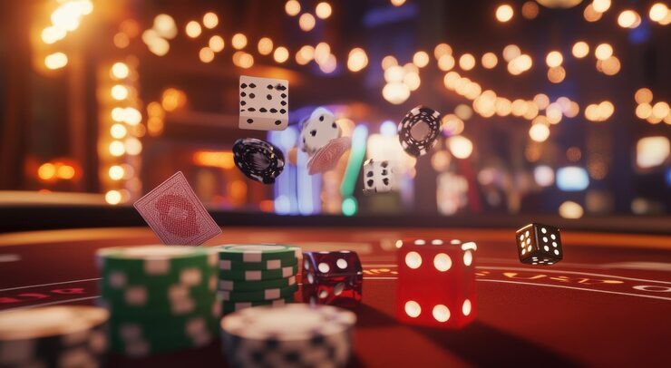 Slot game paytable and bonus feature explanation screen
